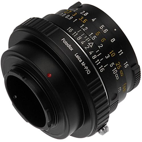 FotodioX Adapter for Leica M Mount Lenses to Pentax Q Mount Mirrorless Cameras