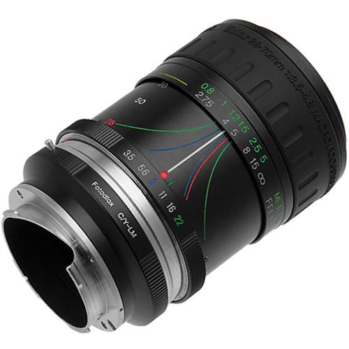 FotodioX Contax Yashica Pro Lens Adapter for Leica M-Mount Cameras