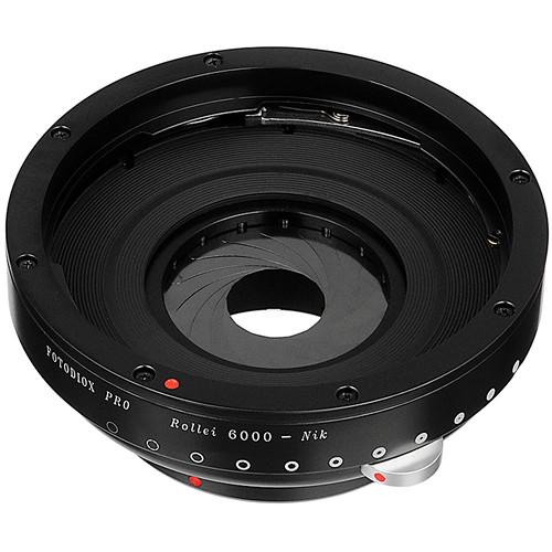 FotodioX Pro Lens Mount Adapter for Rollei 6000 Lens to Nikon F Mount Camera