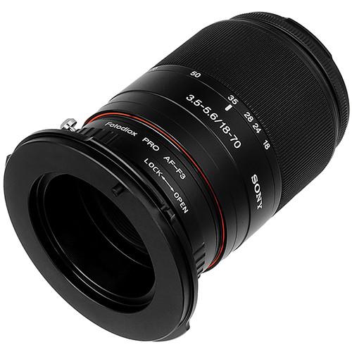 FotodioX Pro Lens Mount Adapter Sony Alpha to Sony FZ Mount