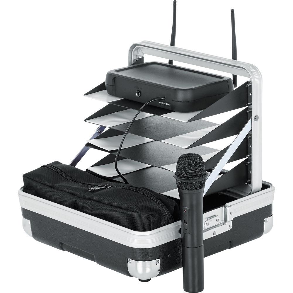 Gator Cases GM-4WR Wireless Mobile Pack - for 4 Wireless Microphone Systems