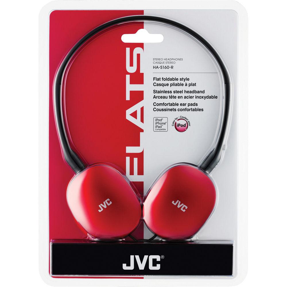 JVC HA-S160 FLATS On-Ear Stereo Headphones