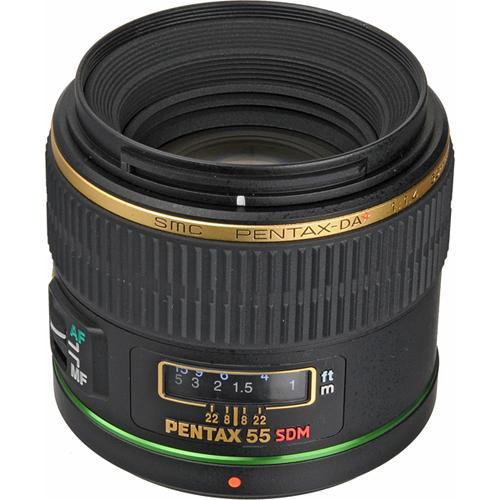 Pentax Telephoto 55mm f 1.4 DA* SDM Autofocus Lens for Digital SLR