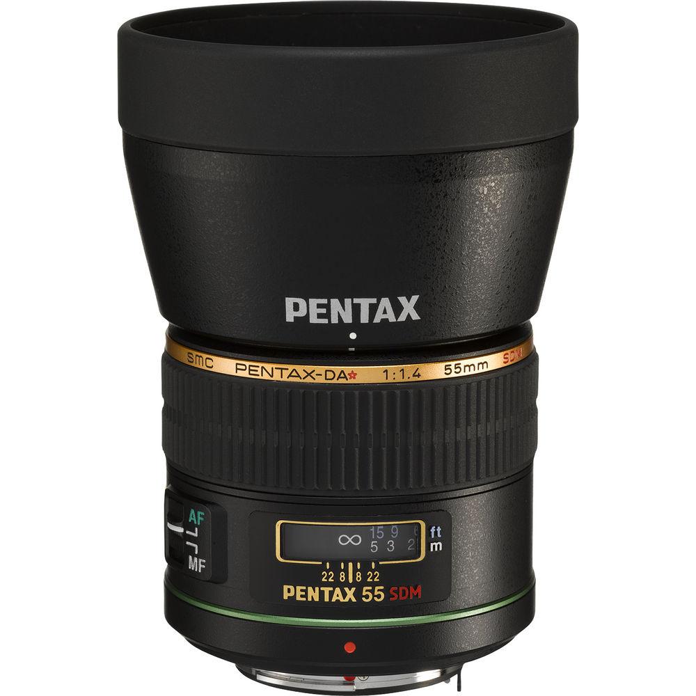 Pentax Telephoto 55mm f 1.4 DA* SDM Autofocus Lens for Digital SLR