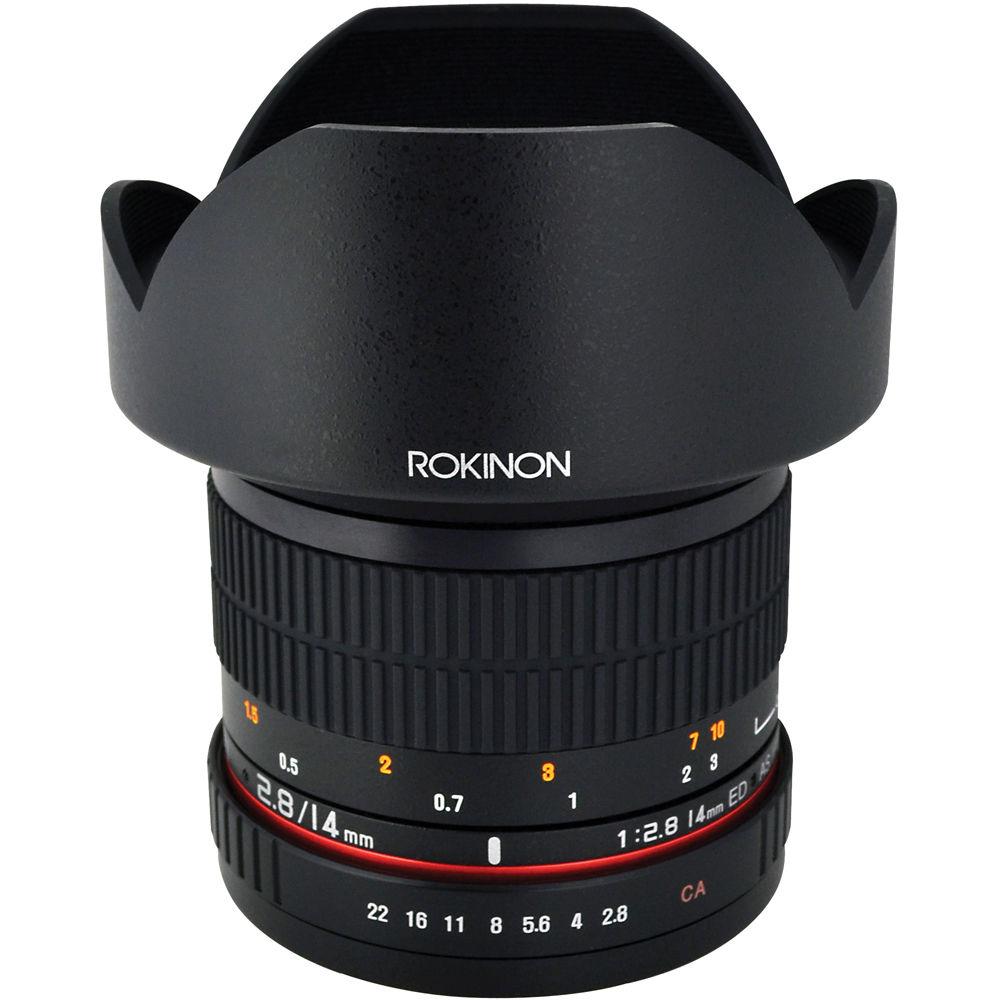 Rokinon 14mm f 2.8 ED AS IF UMC Lens for Micro Four Thirds Mount