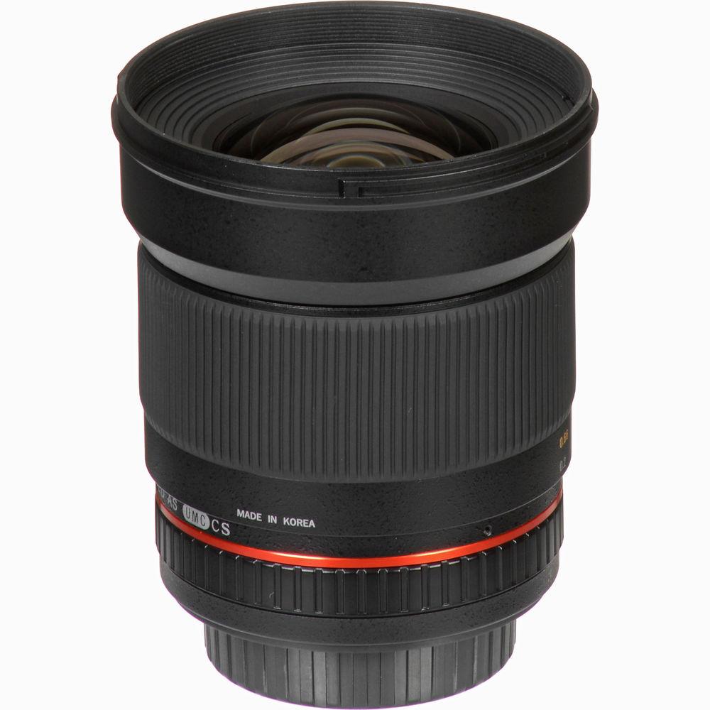 Rokinon 16mm f 2.0 ED AS UMC CS Lens for Pentax K APS-C Mount