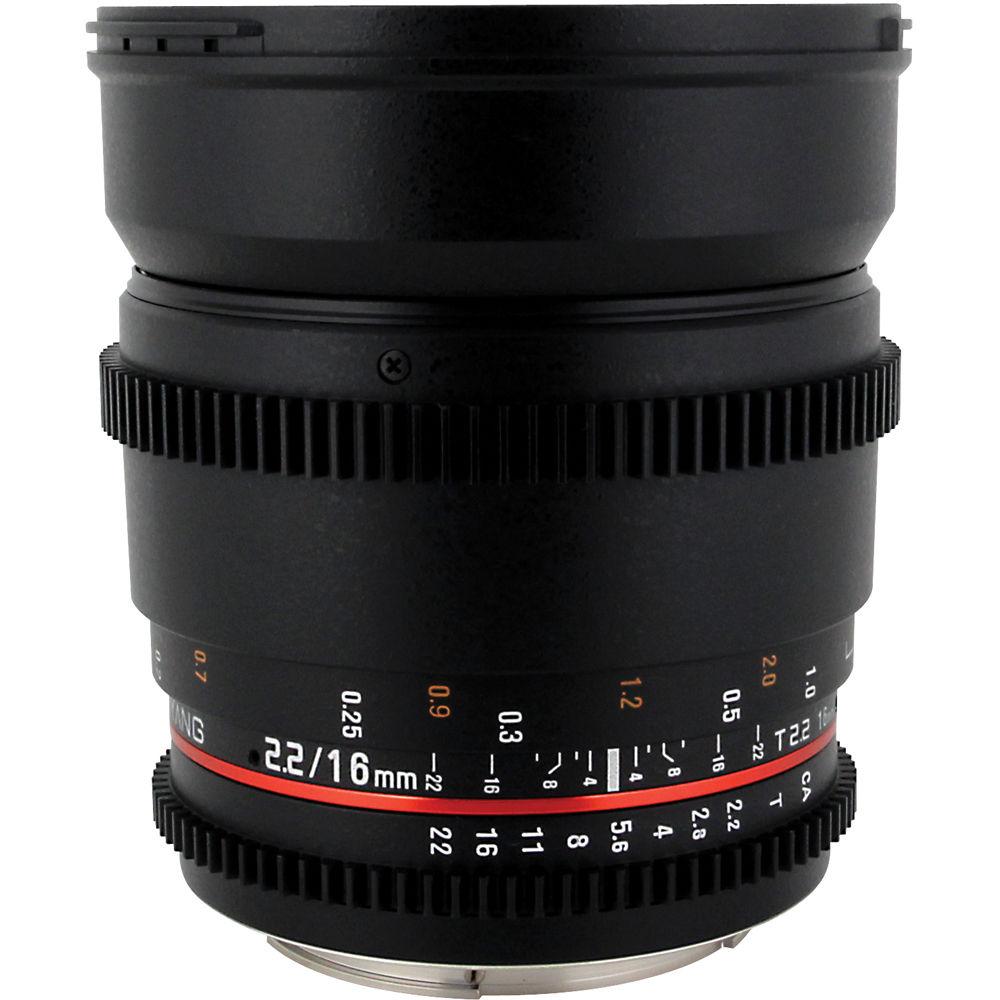 Samyang 16mm T2.2 Cine Lens for Sony A