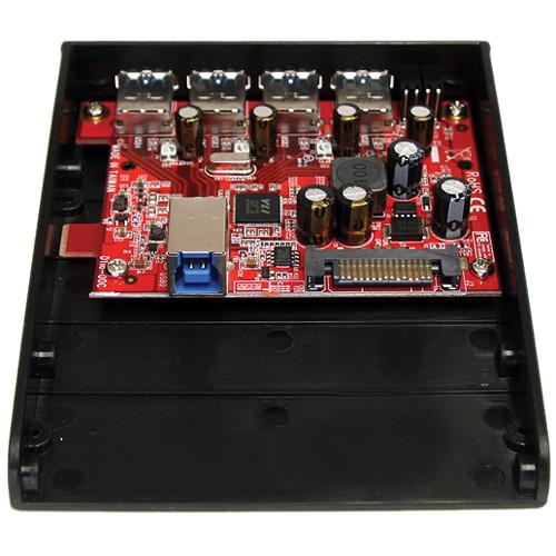 StarTech 3.5 5.25" USB 3.0 Front Panel 4-Port Hub