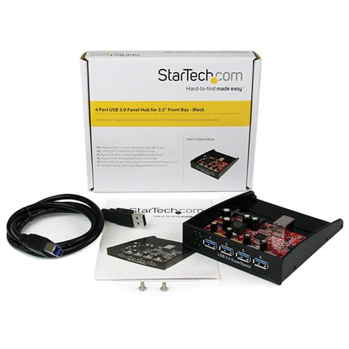 StarTech 3.5 5.25" USB 3.0 Front Panel 4-Port Hub