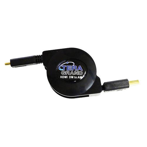 Tera Grand Micro HDMI Male to HDMI Male Retractable Cable