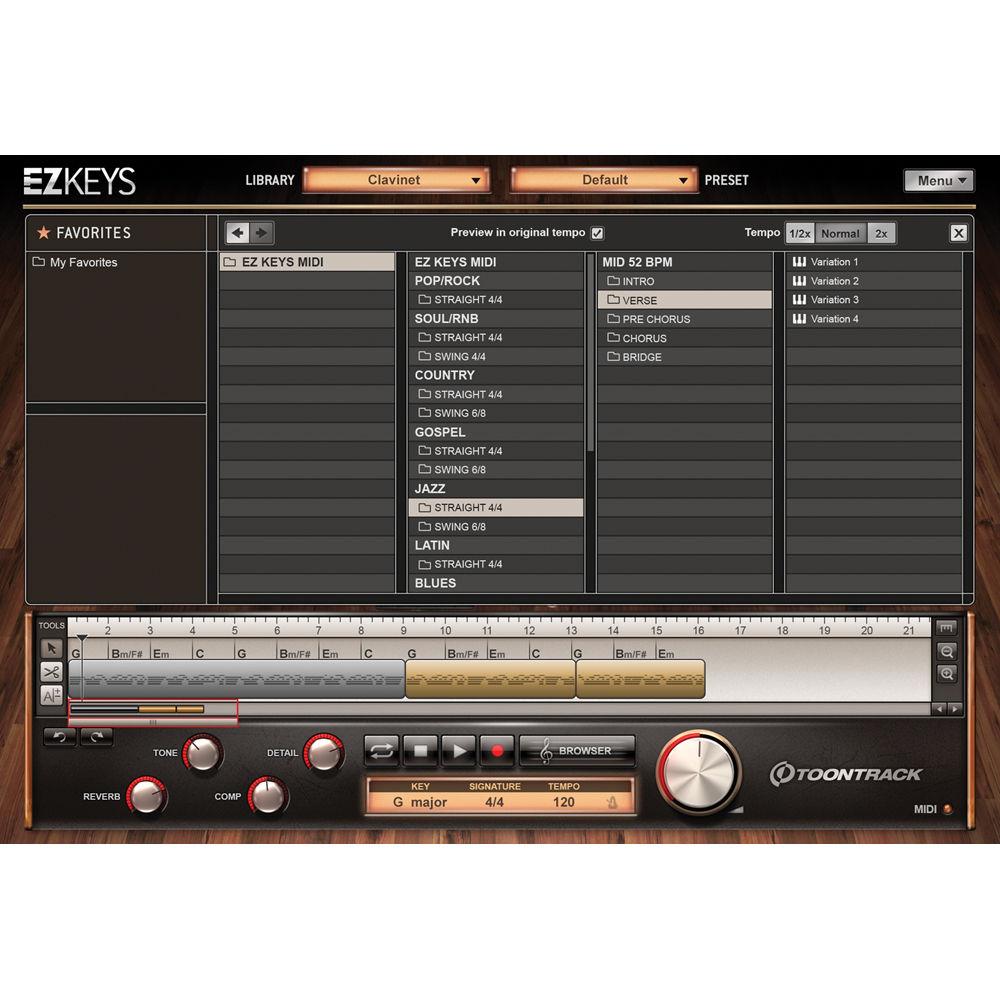 Toontrack EZkeys Retro Electrics Virtual Instrument Plug-In