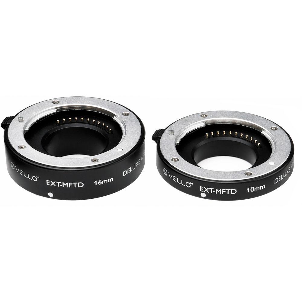 Vello Deluxe Auto Focus Extension Tube Set for Micro Four Thirds Mount