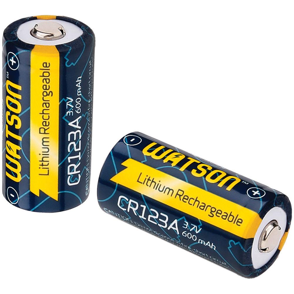 Watson Dual Rapid Charger for 3.7V CR123A and CR2 Lithium Batteries with 2 CR123A Batteries