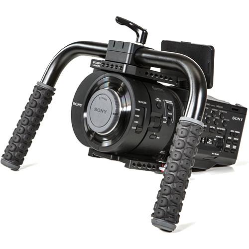 Wooden Camera Handlebar with Rubber Grip