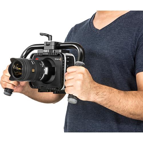 Wooden Camera Handlebar with Rubber Grip