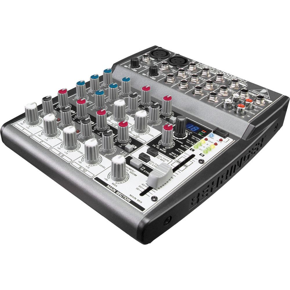 Behringer XENYX 1002FX 10-Channel Audio Mixer with Multi-FX Processor