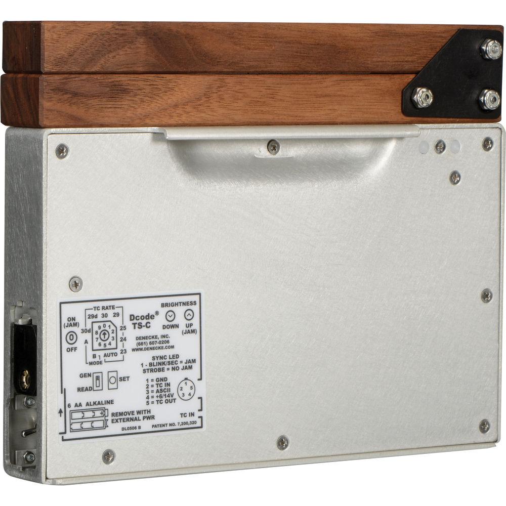 Denecke TS-C Compact Time Code Slate - Color Clapper, EL Backlit