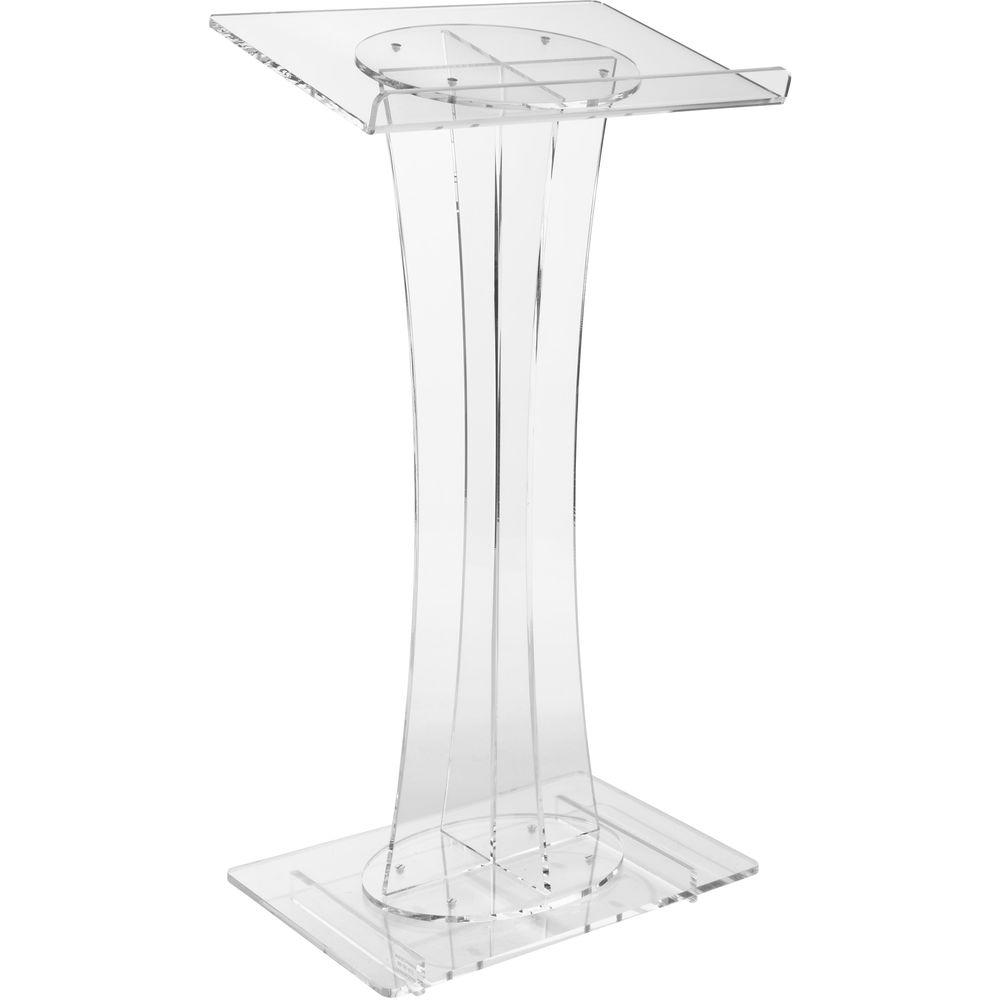 Oklahoma Sound 471 Lectern - Clear Acrylic, Plexiglas