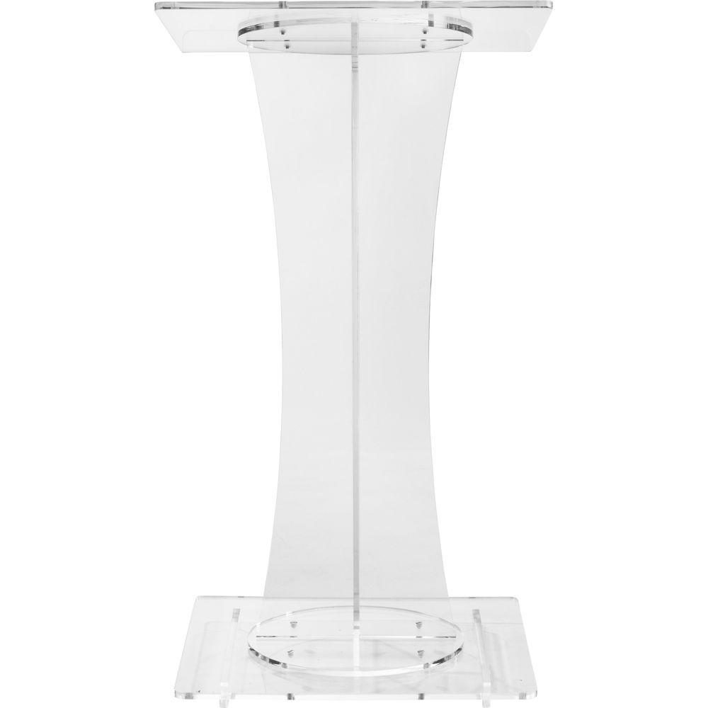 Oklahoma Sound 471 Lectern - Clear Acrylic, Plexiglas