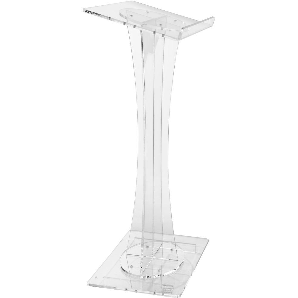Oklahoma Sound 471 Lectern - Clear Acrylic, Plexiglas