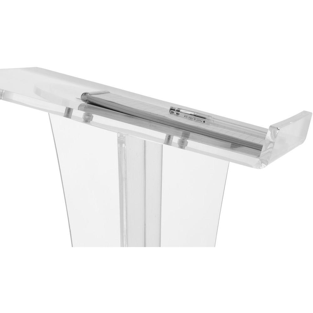 Oklahoma Sound 471 Lectern - Clear Acrylic, Plexiglas