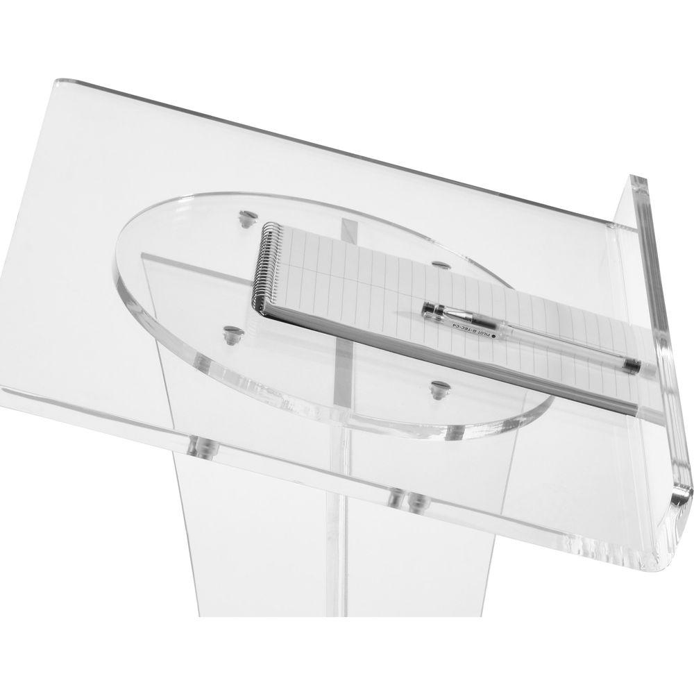 Oklahoma Sound 471 Lectern - Clear Acrylic, Plexiglas