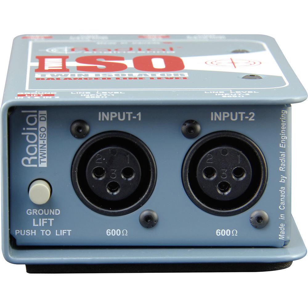 Radial Engineering Twin-Iso - Two Channel Balanced Line Isolator with Jensen Transformers