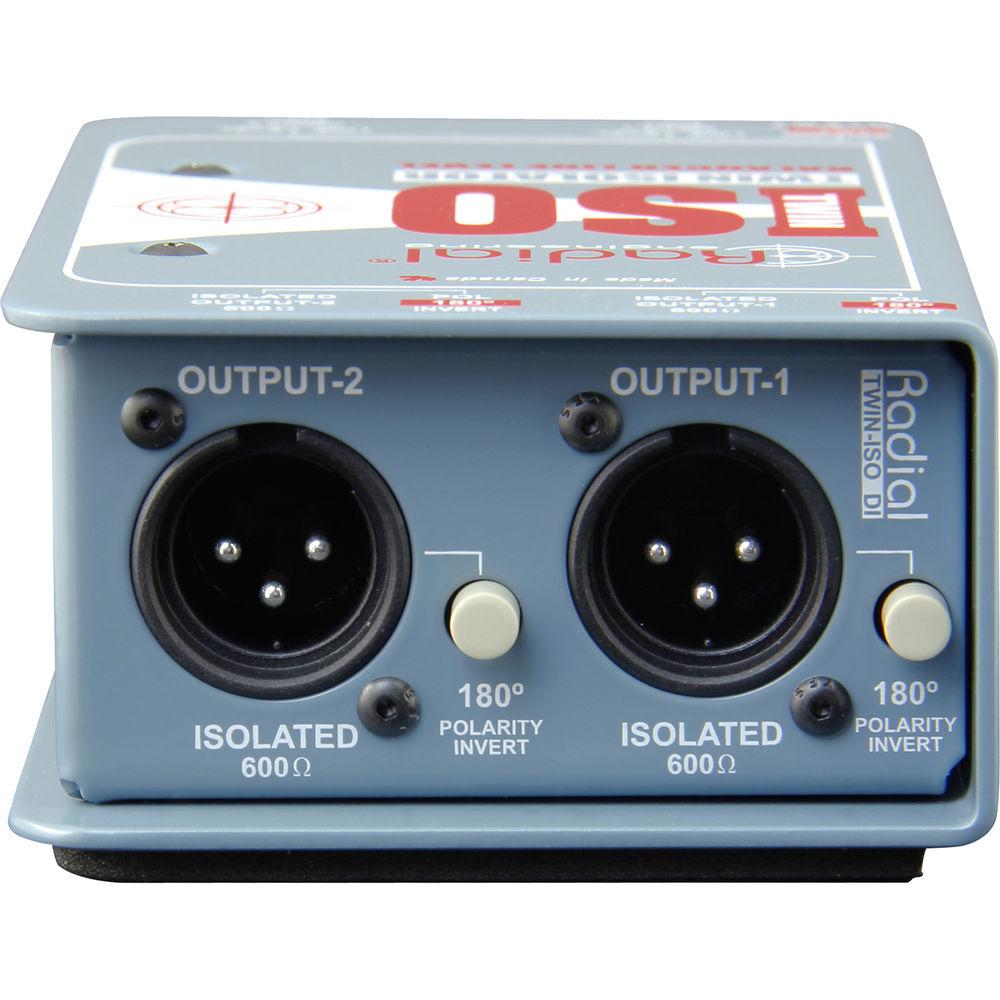 Radial Engineering Twin-Iso - Two Channel Balanced Line Isolator with Jensen Transformers