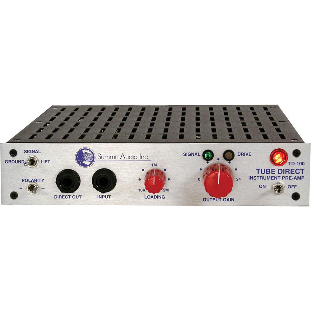 Summit Audio TD-100 - Instrument Preamp and Tube Direct Box