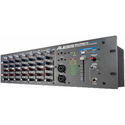 Alesis MultiMix 10 Wireless Rackmount 10-Channel Mixer with Bluetooth