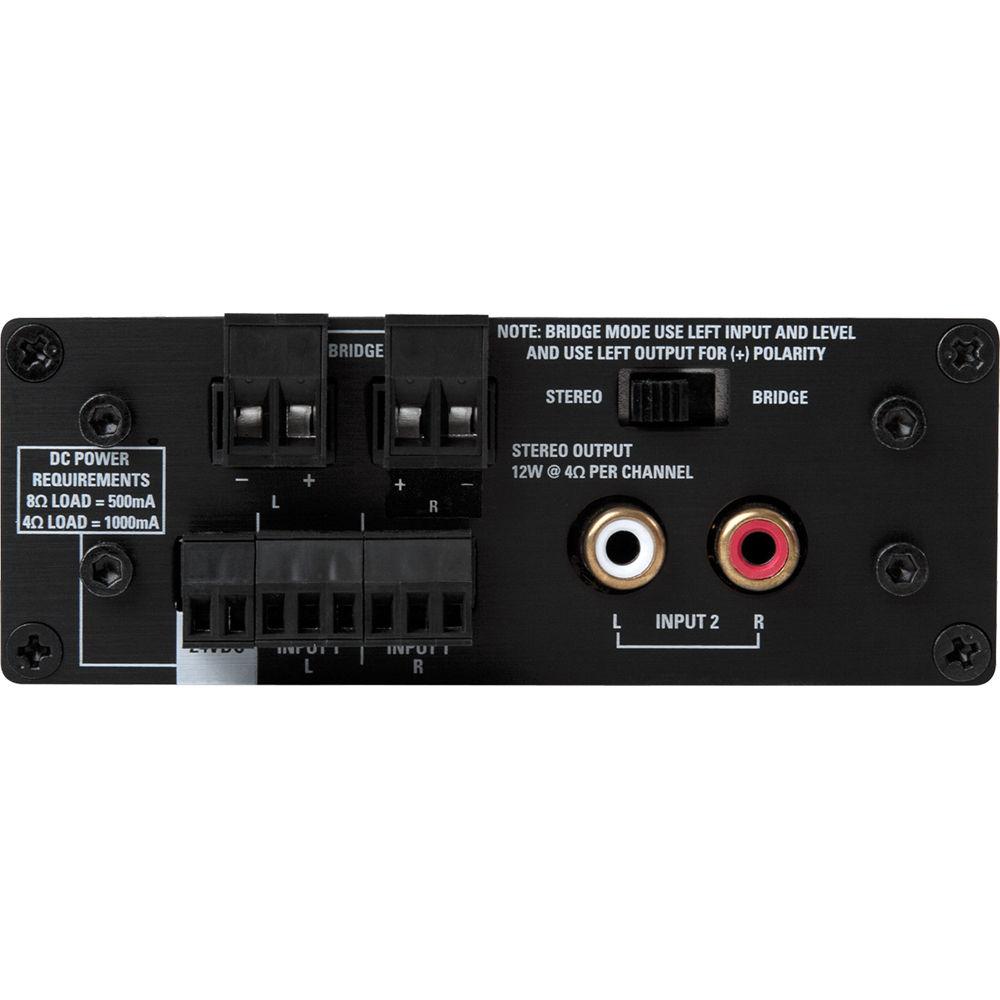 Atlas Sound Time Saving Devices TSD-PA122G 12W 2-Channel Power Amplifier