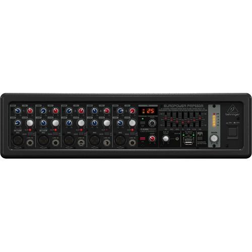 Behringer Europower PMP550M 500-Watt 5-Channel Powered Rackmount Mixer