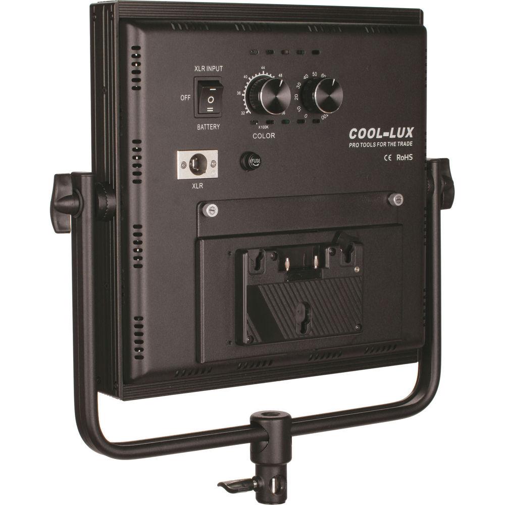 Cool-Lux CL1000BFG Bi-Color PRO Studio LED Flood Light with Gold Mount Battery Plate