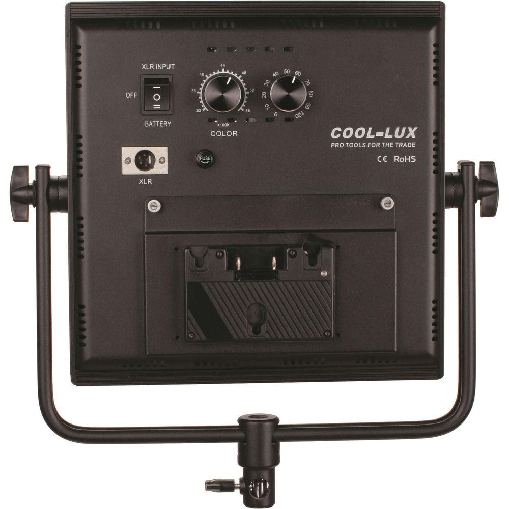 Cool-Lux CL1000BFG Bi-Color PRO Studio LED Flood Light with Gold Mount Battery Plate