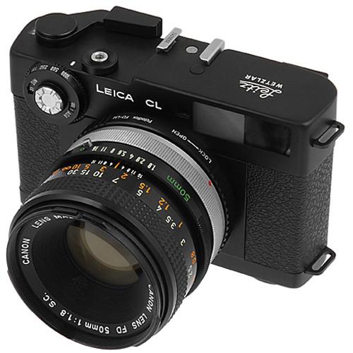 FotodioX Canon FD Pro Lens Adapter with Built-In Iris Control for Leica M-Mount Cameras