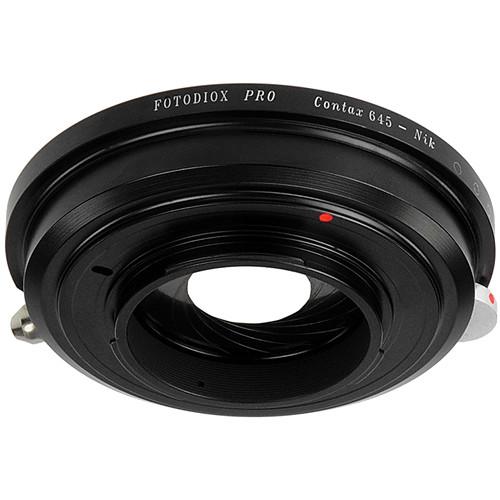 FotodioX Pro Lens Mount Adapter for Contax 645 Lens to Nikon F Mount Camera
