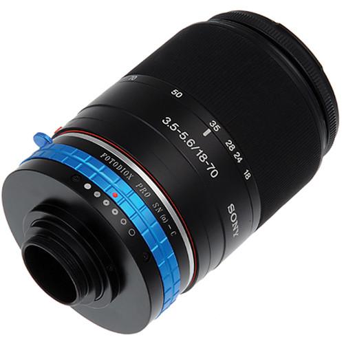 FotodioX Sony A Pro Lens Adapter with Built-In Iris for C-Mount Cameras
