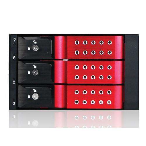 iStarUSA 2 x 5.25" to 3 x 3.5"SAS SATA 6 Gb s Trayless Hot-Swap Cage