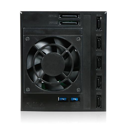 iStarUSA 3x 5.25" to 5x 3.5" Trayless SAS SATA 6.0 Gb s Hot-Swap Cage