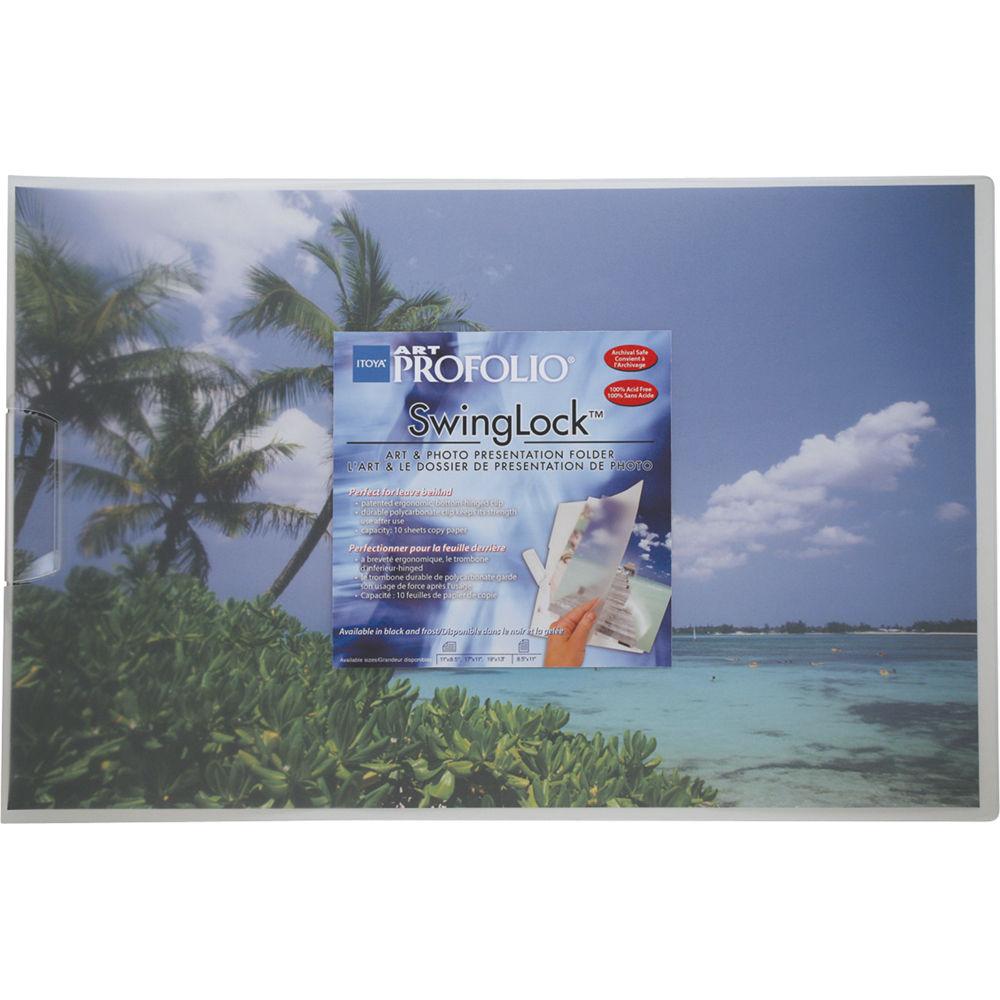 Itoya 19 x 13" Art Profolio SwingLock Art & Photo Presentation Folder