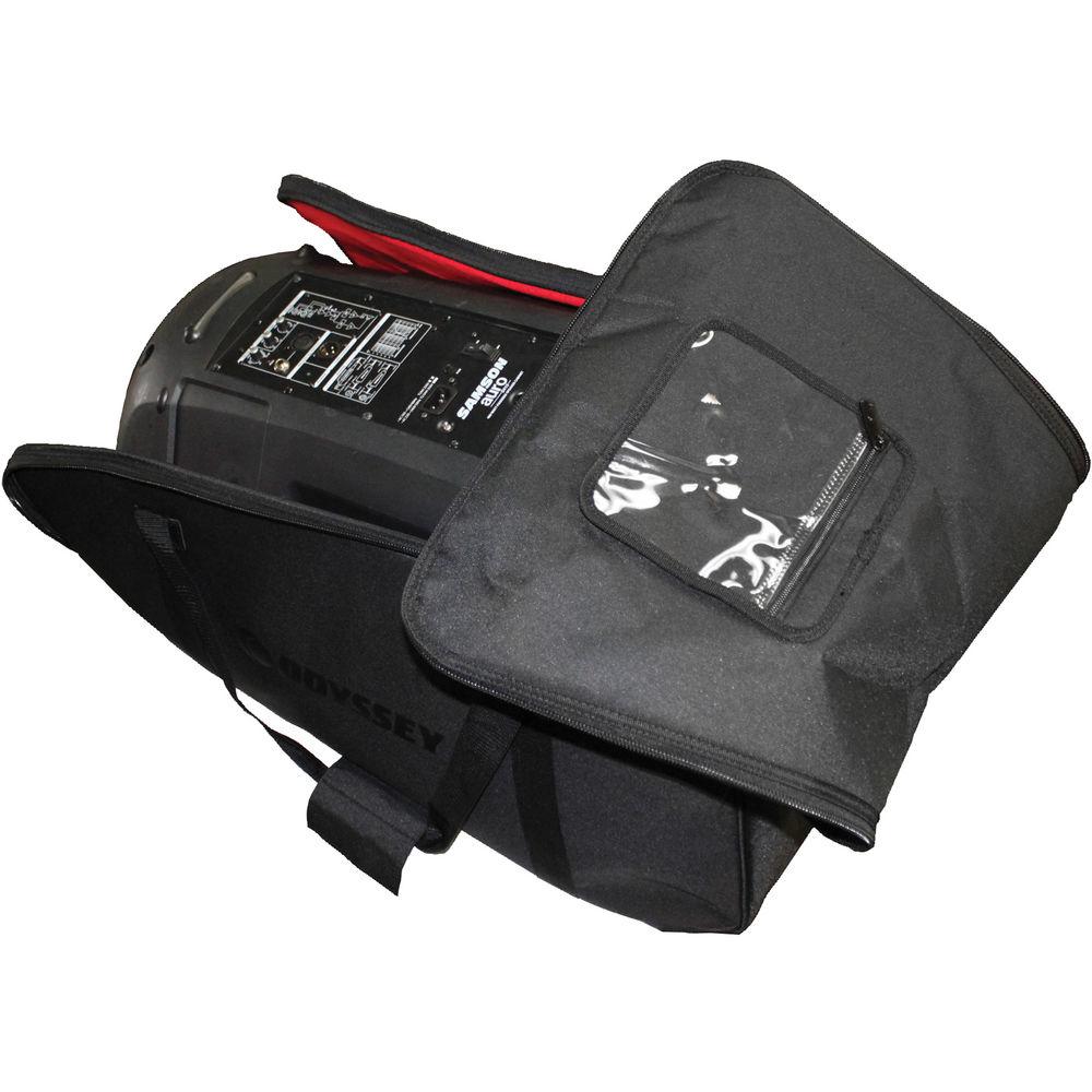 Odyssey Innovative Designs BRLSPKMD Redline-Series Medium Sized Bag for 15" Molded Speakers