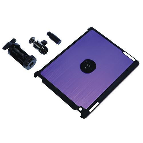 On-Stage Quick Disconnect Table Edge Tablet Mounting System with Snap-On Cover for iPad 2 and 3