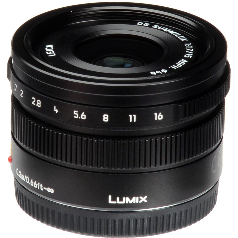 Panasonic Leica DG Summilux 15mm f 1.7 ASPH. Lens