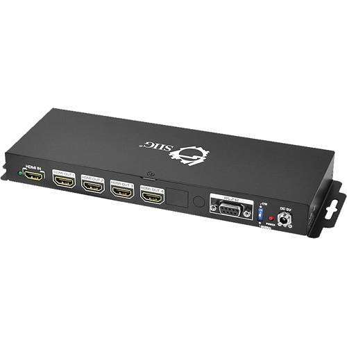 SIIG 1 x 4 HDMI Distribution Amplifier with 3D & 4K Resolution Support