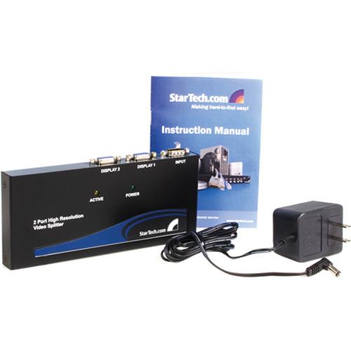 StarTech 2-Port High Resolution VGA Splitter