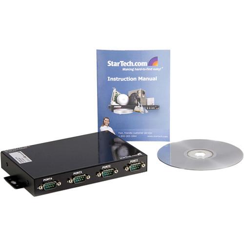 StarTech 4-Port USB to Serial Adapter Hub with COM Retention