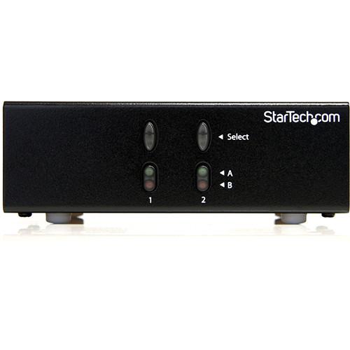 StarTech ST222MXA 2 x 2 VGA Matrix Video Switcher Splitter with Audio