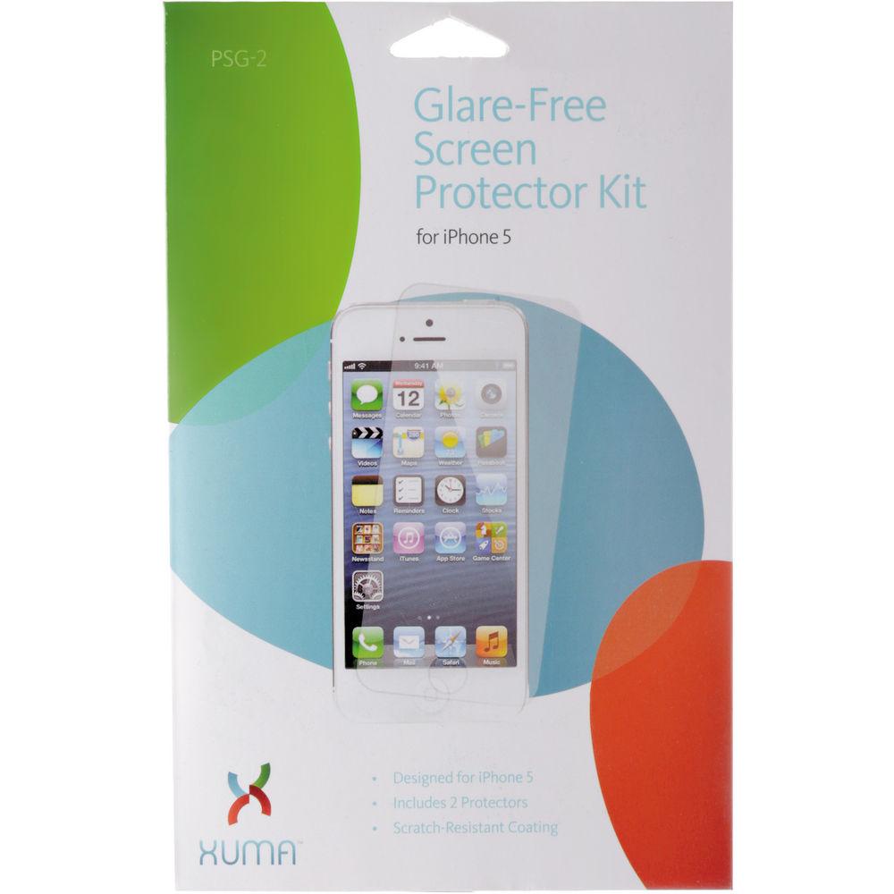 Xuma Anti-Glare Screen Protector Kit for iPhone 5 5s 5c SE