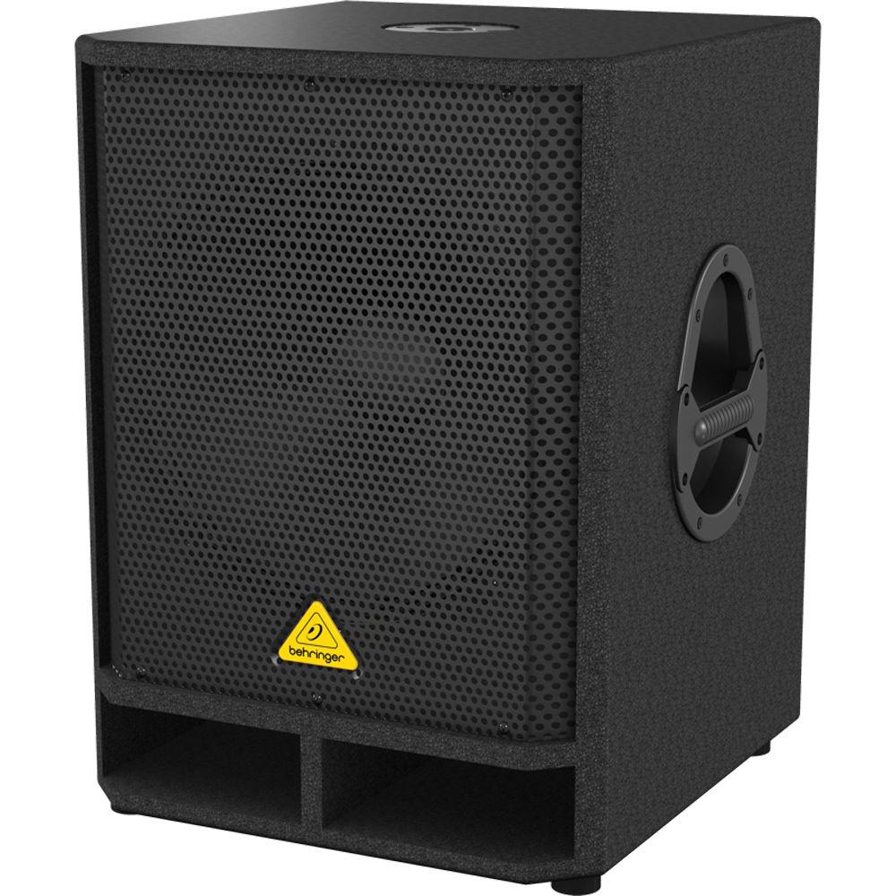 Behringer EUROLIVE VQ1500D - Professional 15" Powered Subwoofer with Built-In Stereo Crossover