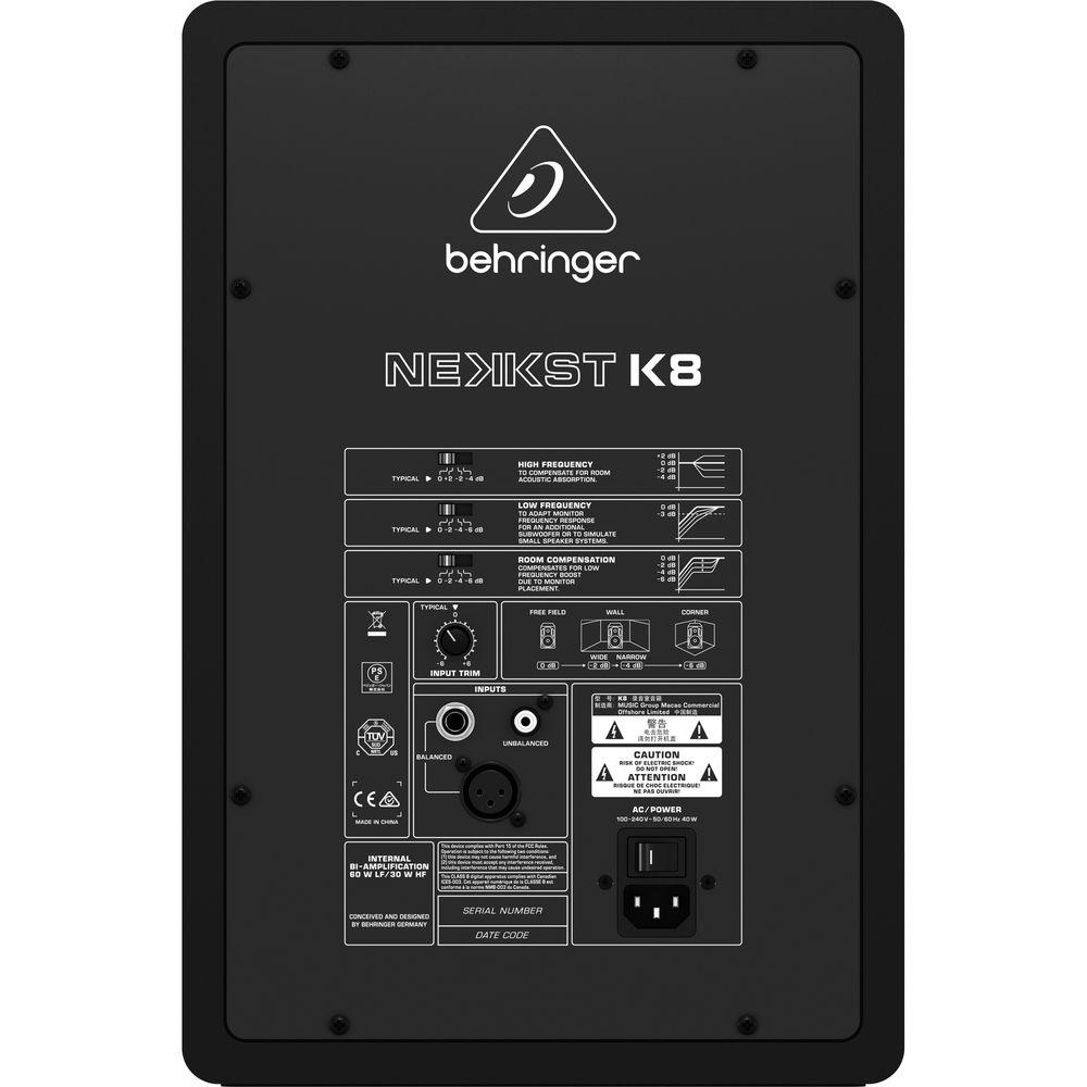 Behringer NEKKST K8 Bi-Amped 8" Studio Monitor